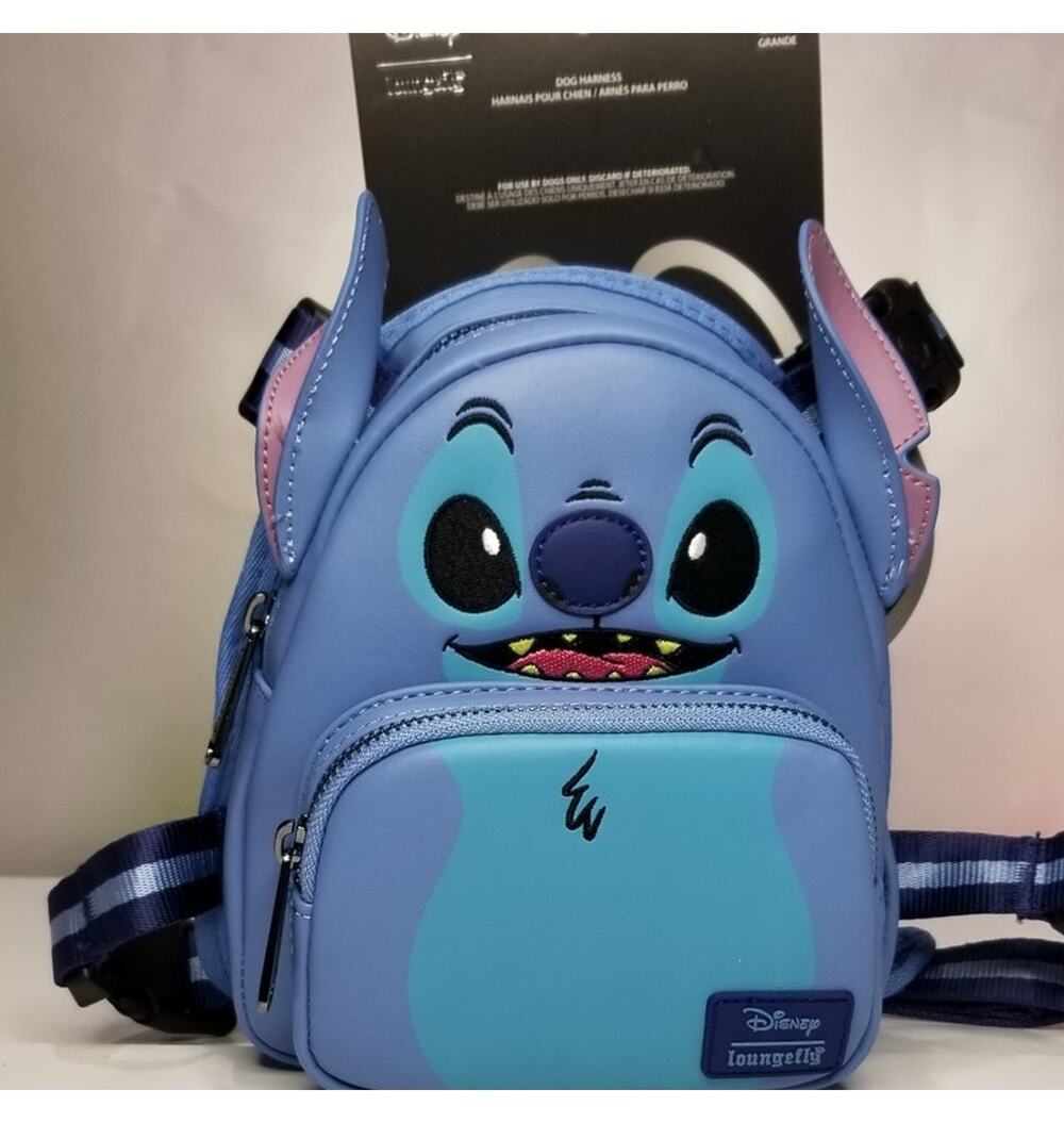 Loungefly Disney Stitch  Cosplay Mini Backpack Harness Small (9-16" neck) NWT